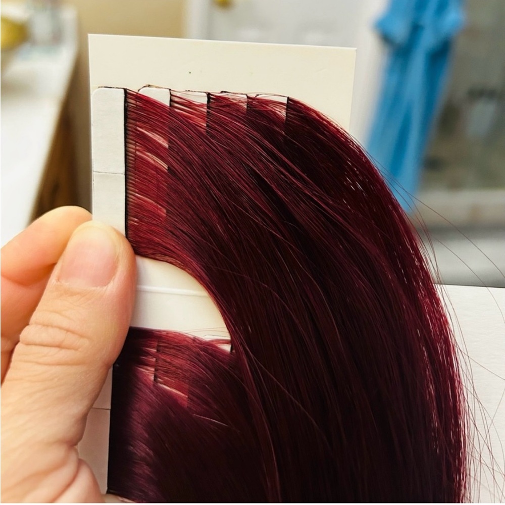 Fringe Studio 100% Remy Human Hair Extensions - 18" (4rv color)(2 packages)